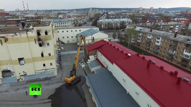 На месте трагедии будет сквер: в Кемерове сносят ТЦ «Зимняя вишня»