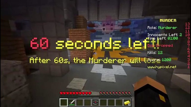 Играю только за убийцу в маньяка! – minecraft murder mystery – youtube