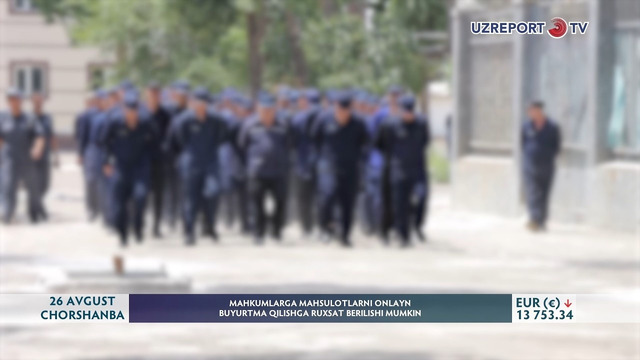 Mahkumlarga mahsulotlarni onlayn buyurtma qilishga ruxsat berilishi mumkin