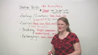English Grammar – Stative Verbs