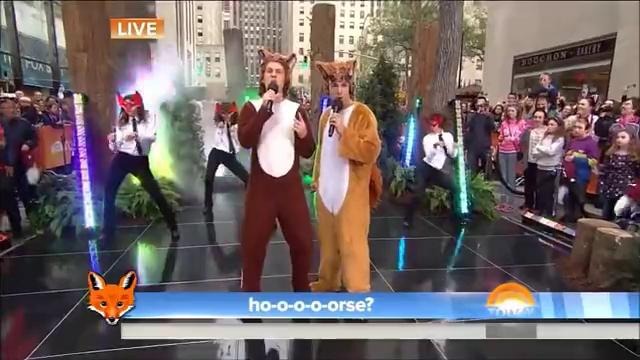 Ylvis The Fox live from Plaza New York Today
