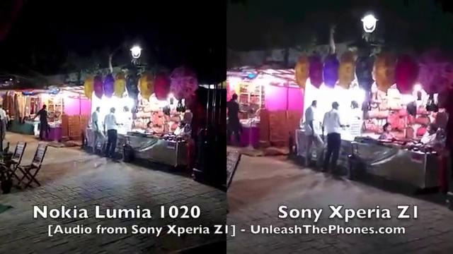 Nokia Lumia 1020 vs Sony Xperia Z1 Low Light Camera Comparison