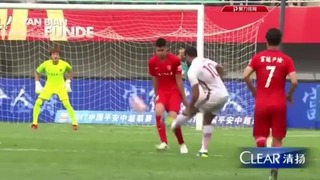 Невероятный гол Халка в чемпионате Китая