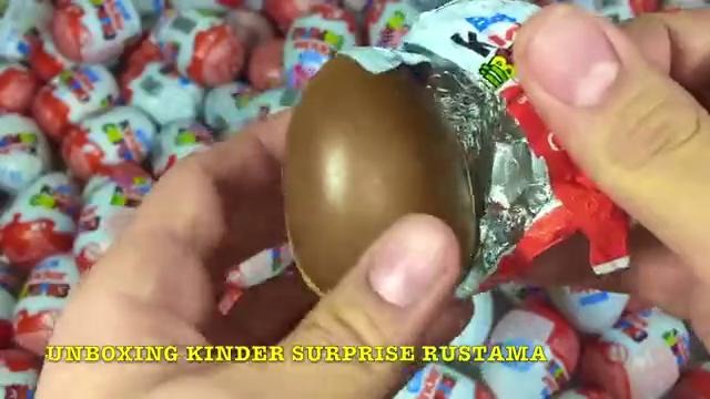Киндер Сюрпризы, Unboxing a lot of Kinder Surprise Eggs! Cars, Распаковка Киндеров