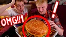 Самый большой бургер в питере! друже и хованский в шоке