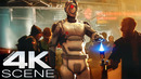 Asteroid Miners Mess With The Wrong Super Cyborg (2025) 4K Scene – Murderbot Opening Scene Clip
