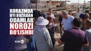 Xorazmda snos. Aholi nimadan norozi