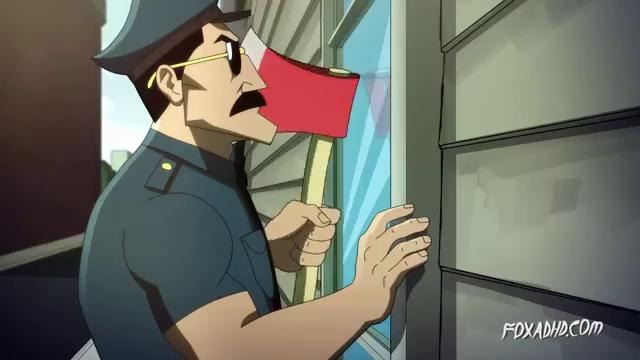 Axe cop american psycho open | animation domination high-def