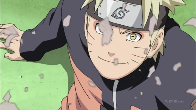 Наруто против 3 Райкаге Полный бой