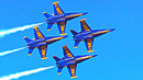 Вид из кабины Blue Angels F-18 Super Hornets