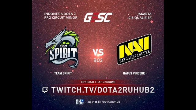 GESC – Natus Vincere vs Team Spirit (Game 2, CIS Quals)