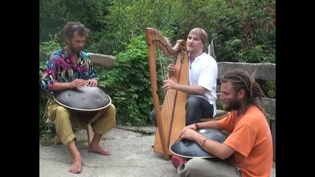 Два ханга и кельтская арфа – импровизация