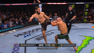 НОКАУТ С 1 УДАРА! Бой Ислам Махачев VS Алекс Волкановски UFC 294 / Полный Разбор Техники