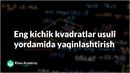 110 Eng kichik kvadratlar usuli yordamida yaqinlashtirish | Chiziqli algebra