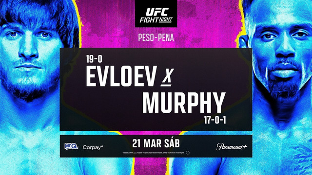 UFC Fight Night 270: Evloev vs. Murphy (ПОЛНЫЙ КАРД) 22.03.2026 | Мовсар Евлоев — Лерон Мёрфи