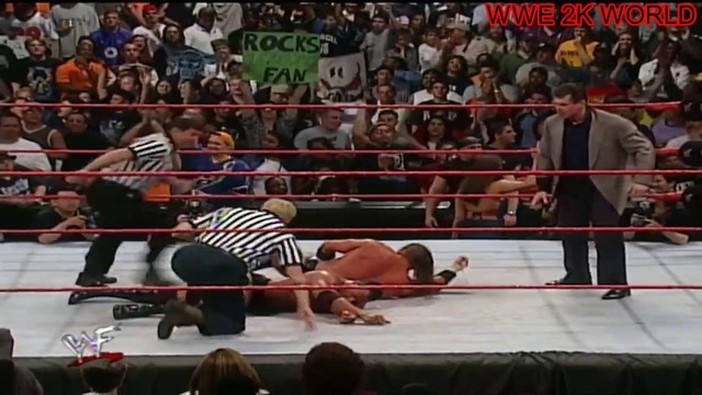 The Rock VS Triple H – WWF Championship – Backlash 2000