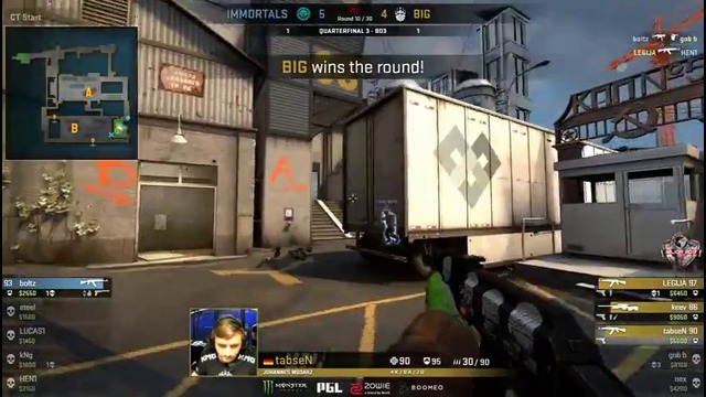 Immortals vs BIG – PGL Major Krakow 2017 – map3