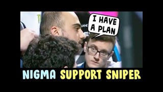 Nigma support Sniper — LOL pick or New Meta on Major