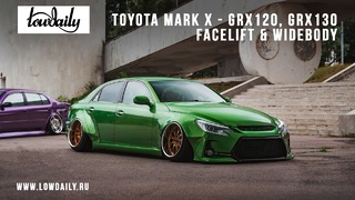 Toyota Mark X – grx120, grx130 – Facelift & Widebody