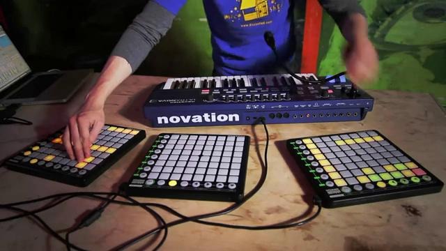 Novation Live beats with UltraNova and Launchpad Part 2