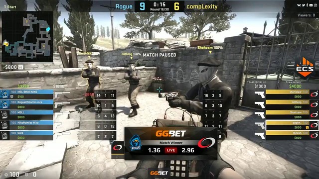 Rogue vs compLexity, map 3 inferno