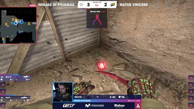 BLAST Pro Series Madrid 2019 – Round 5 – Ninjas in Pyjamas Vs. Natus Vincere