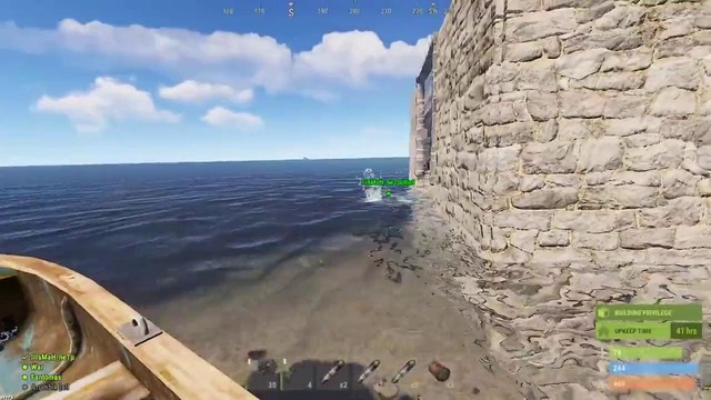 Rust – отобрали взрывчатку и зарейдили ей клановый дом 8-5