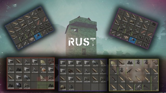 RUST ► Cобираем ресы со всего сервера