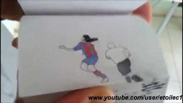 Ronaldinho flipbook, Amazing tribute to Ronaldinho