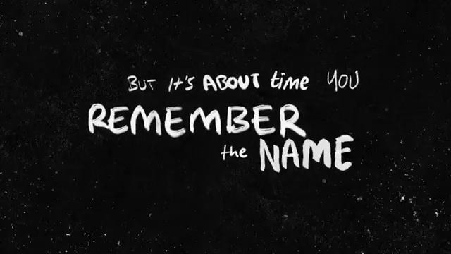 Ed Sheeran – Remember The Name (feat. Eminem & 50 Cent) [Official Lyric Video]