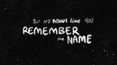 Ed Sheeran – Remember The Name (feat. Eminem & 50 Cent) [Official Lyric Video]