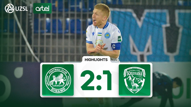 Superliga 6-tur. Dinamo – So‘g‘diyona bahsida kiritilgan gollar va xavfli vaziyatlar (Highlights)