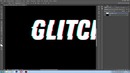 Как сделать глитч эффект на текст в фотошоп CS6