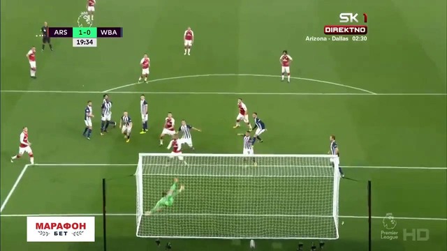 (HD)Арсенал – Вест Бромвич | Английская Премьер-Лига 2017/18 | 5-й тур | Обзор матча