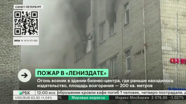 В Петербурге загорелось здание «Лениздата». Пожар в здании «Лениздата» в Санкт-П
