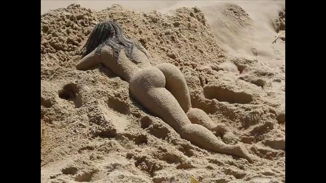 Шикарные SCULTURE.. из песка