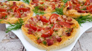 Мини пицца из слоеного теста – простой и вкусный рецепт