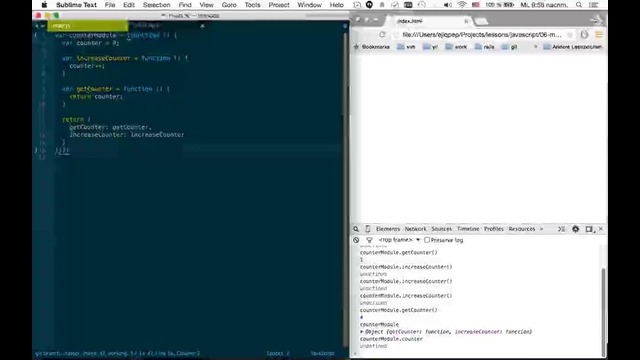 Javascript – #6 – Module паттерн