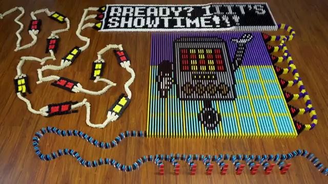 Undertale – вся история геноцида в домино (IN 201,025 DOMINOES!) Undertale Genocide