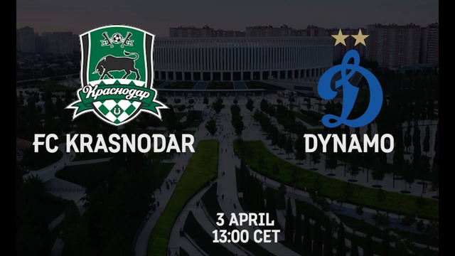 FC Krasnodar vs Dynamo | 3 April | RPL 2021/22