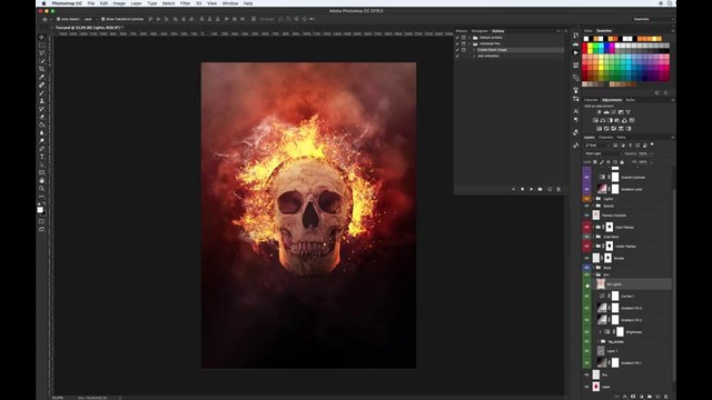 Gif Animated Fire – Photoshop Action – Tutorial