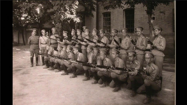 Архивные фотографии Ташкентской школы прапорщиков 1916 год