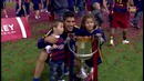 FC Barcelona – Copa del Rey Champions 2016 Iniesta lifts the trophy