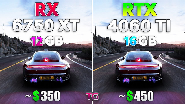 RTX 4060 Ti 16GB vs RX 6750 XT 12GB – Test in 10 Games