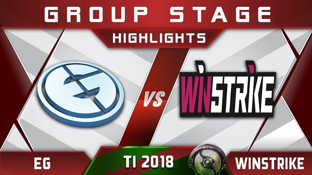 Highlights EG vs Winstrike (3 день)TI8 The International 2018 17.08.2018