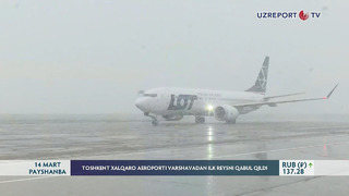 Toshkent xalqaro aeroporti Varshavadan ilk reysni qabul qildi