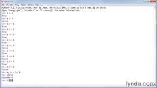 39 Phython Operators Comparing values