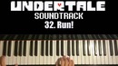 Undertale OST – 32. Run! (Advanced Piano Cover)