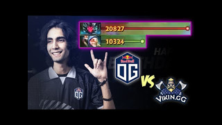 OG vs Viking — Sumail 2x outfarms mid Meepo on Major