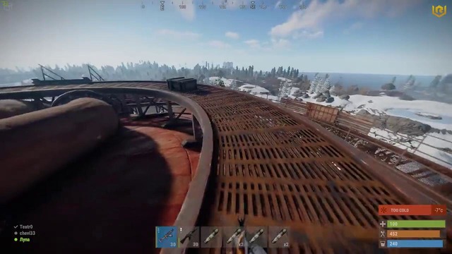 Rust – Мой МВК дом. Нашел базуку. Выживание с нуля